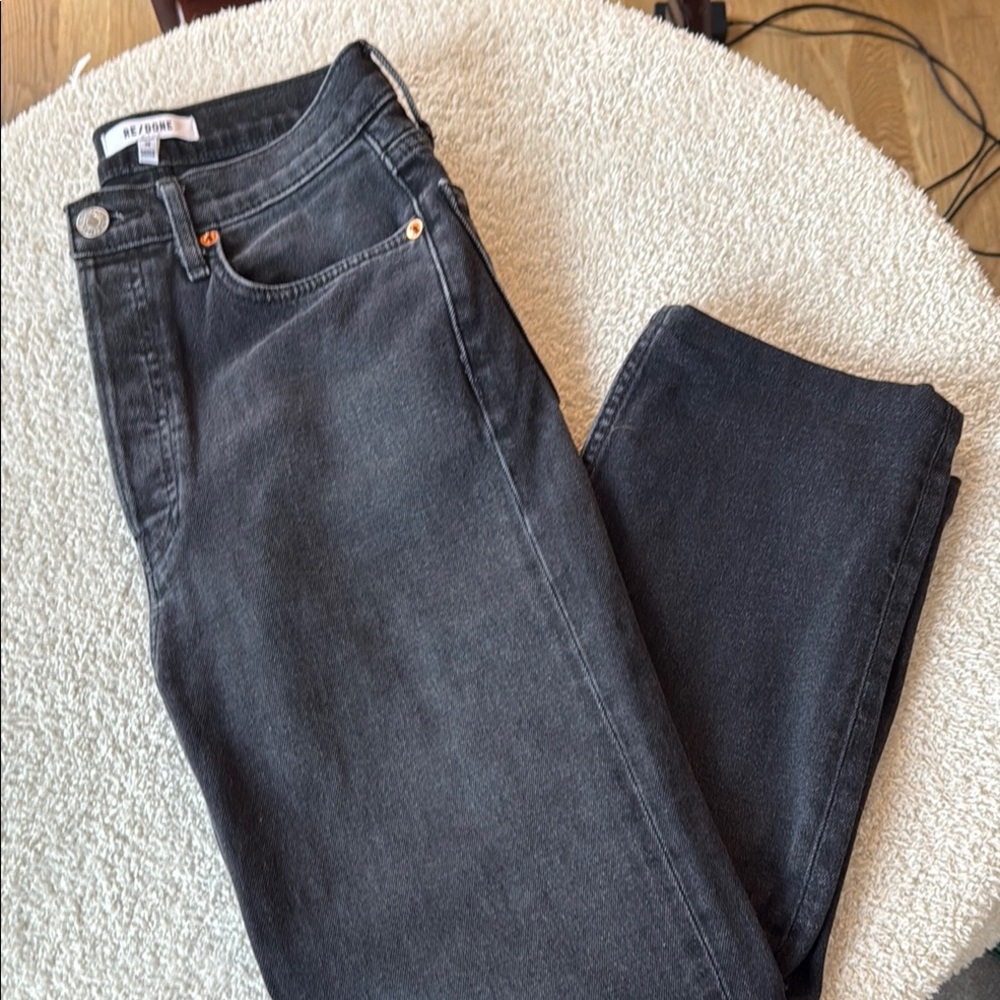 Re/Done Women's Black Jeans